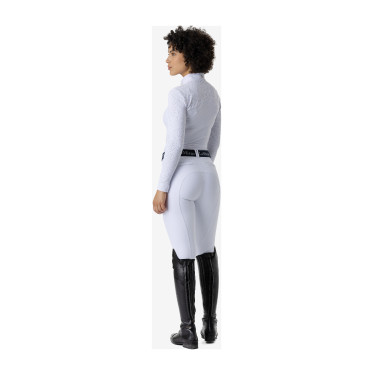Calça LeMieux Amara II com Assento Inteiro Branco