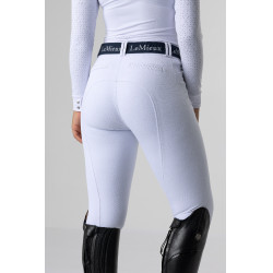 Calça LeMieux Amara II com Assento Inteiro Branco