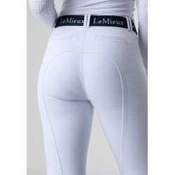 Calça LeMieux Amara II com Assento Inteiro Branco