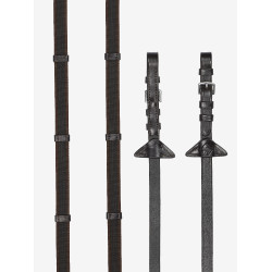 Rendas Continental LeMieux de borracha Castanho / prateado Rendas Continental LeMieux de borracha Castanho / prateado