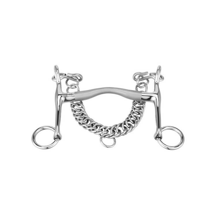 Mors de bridão Sprenger Satinox hastes curtas 5 cm Mors de bridão Sprenger Satinox hastes curtas 5 cm