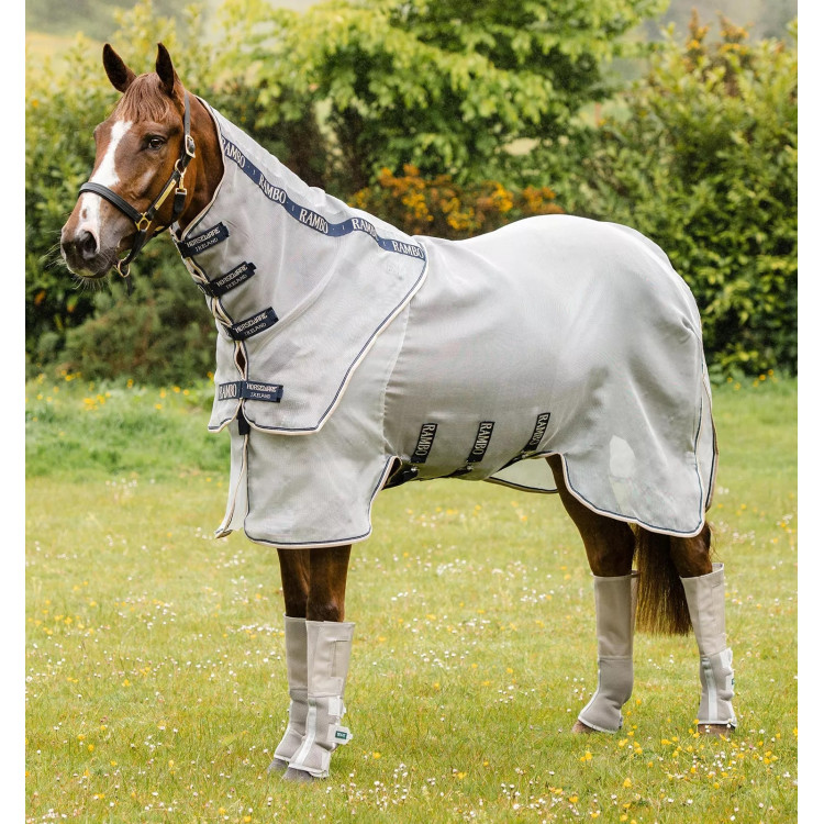 Polainas anti-moscas Horseware Rambo Tech-Fit Polainas anti-moscas Horseware Rambo Tech-Fit