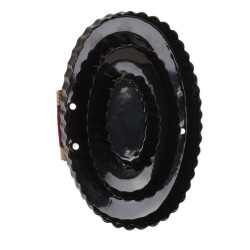 Étrille ovale métallique