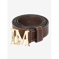 Cinto com monograma LeMieux Castanho