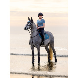 Manta de sela LeMieux Earth Close Contact Oceano Azul Manta de sela LeMieux Earth Close Contact Oceano Azul