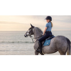 Manta de sela LeMieux Earth Close Contact Oceano Azul Manta de sela LeMieux Earth Close Contact Oceano Azul