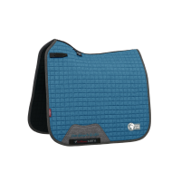 Manta de sela LeMieux Earth Dressage Square Oceano Azul Manta de sela LeMieux Earth Dressage Square Oceano Azul
