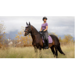 Manta de sela LeMieux Earth Dressage Square Cardo Violeta Manta de sela LeMieux Earth Dressage Square Cardo Violeta