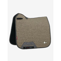 Manta de sela LeMieux Earth Dressage Square Musgo Castanho Manta de sela LeMieux Earth Dressage Square Musgo Castanho