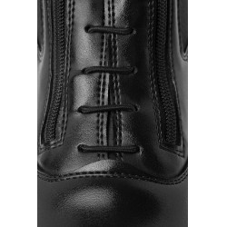 Botas Horze couro Horze Kingston zíper duplo feminino Preto Botas Horze couro Horze Kingston zíper duplo feminino Preto