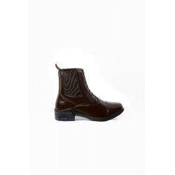 Botas Horze couro Horze Kingston zíper duplo feminino Botas Horze couro Horze Kingston zíper duplo feminino