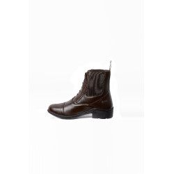 Botas Horze couro Horze Kingston zíper duplo feminino Botas Horze couro Horze Kingston zíper duplo feminino