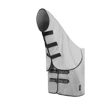 Cobertura anti-moscas Horze Paso Fino com pescoço removível e proteção UV Cinza titânio Cinzento Cobertura anti-moscas Horze Paso Fino com pescoço removível e proteção UV Cinza titânio Cinzento