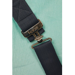 Cobertura anti-moscas Horze Paso Fino com pescoço removível e proteção UV Riacho verde Cobertura anti-moscas Horze Paso Fino com pescoço removível e proteção UV Riacho verde