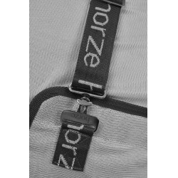 Capa anti-moscas Horze Paso Fino com pescoceira e proteção UV Cinza titânio Cinzento