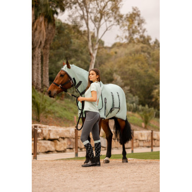Capa anti-moscas Horze Paso Fino com pescoceira e proteção UV Capa anti-moscas Horze Paso Fino com pescoceira e proteção UV