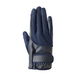 Luvas de equitação de verão B Vertigo Carla Mesh feminino Marinho escuro Azul