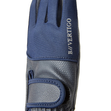 Luvas de equitação de verão B Vertigo Carla Mesh feminino Marinho escuro Azul