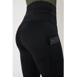 Legging d'équitation B Vertigo Caitlin taille haute et fond intégral femme Gris anthracité foncé Legging d'équitation B Vertigo Caitlin taille haute et fond intégral femme Gris anthracité foncé