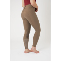 Calça de equitação com reforços Grip Horze Grand Prix Pro feminina Marrom cinza ferro Castanho Calça de equitação com reforços Grip Horze Grand Prix Pro feminina Marrom cinza ferro Castanho
