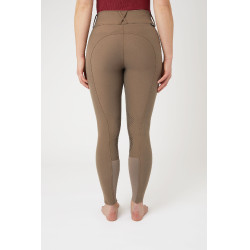 Calça de equitação com reforços Grip Horze Grand Prix Pro feminina Marrom cinza ferro Castanho Calça de equitação com reforços Grip Horze Grand Prix Pro feminina Marrom cinza ferro Castanho
