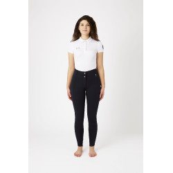 Calça com grip integral para todas as estações Horze Mira Marinho escuro Azul