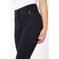 Calça com grip integral para todas as estações Horze Mira Marinho escuro Azul
