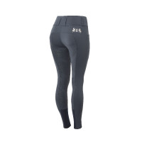 Calça de equitação com grip integral Meghan B Vertigo cintura alta feminina Azul-marinho escuro