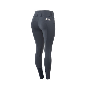 Calça de equitação com grip integral Meghan B Vertigo cintura alta feminina Calça de equitação com grip integral Meghan B Vertigo cintura alta feminina