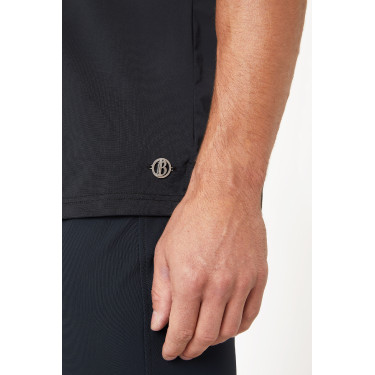 Polo funcional B Vertigo Flynn masculino Cinza antracite escuro Polo funcional B Vertigo Flynn masculino Cinza antracite escuro