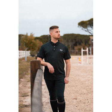 Polo funcional B Vertigo Flynn masculino Cinza antracite escuro Polo funcional B Vertigo Flynn masculino Cinza antracite escuro