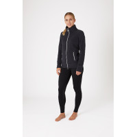 Casaco de equitação polar Horze Ellie feminino Marinho escuro Azul Casaco de equitação polar Horze Ellie feminino Marinho escuro Azul