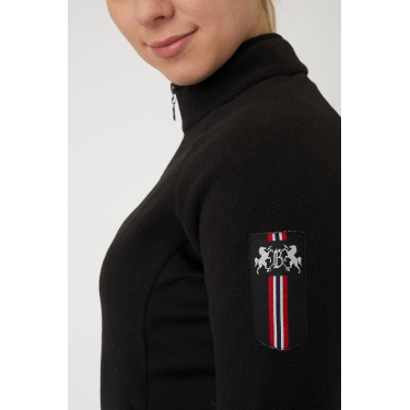 Casaco polar de equitação stretch B Vertigo Cleo feminino Preto