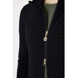 Casaco polar feminino B Vertigo Darcey Cinza antracite escuro Cinzento