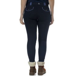Pantalon Flags & Cup Orillia femme Bleu marine