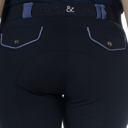 Pantalon Flags & Cup Orillia femme Bleu marine