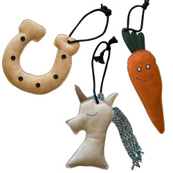 Jouet pour chevaux en cuir Canter