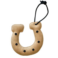 Brinquedo para cavalos em couro Canter Ferradura Brinquedo para cavalos em couro Canter Ferradura