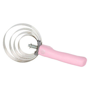 Raspadeira metálica redonda com cabo Imperial Riding Rosa Raspadeira metálica redonda com cabo Imperial Riding Rosa