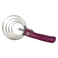 Raspadeira metálica redonda com cabo Imperial Riding Flor sombria Rosa