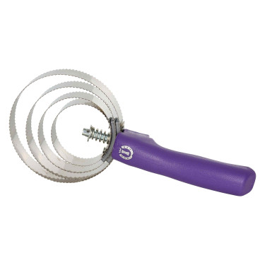 Raspadeira metálica redonda com cabo Imperial Riding Violeta real Raspadeira metálica redonda com cabo Imperial Riding Violeta real
