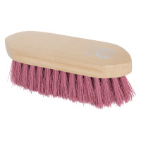 Imperial Riding Dandy escova de nylon duro com dorso de madeira envernizada Rosa Imperial Riding Dandy escova de nylon duro com dorso de madeira envernizada Rosa