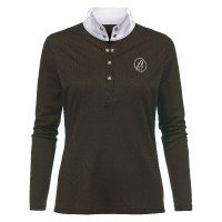 Camisa de competição Starlight de mangas compridas Imperial Riding Castanho