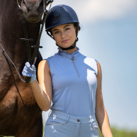 Top Tech sem mangas Imperial Riding Anna Azul-marinho