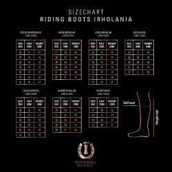 Bottes d'équitation Imperial Riding Olania Longue Marine / fleur