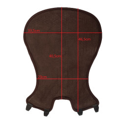 Capa de selim Acavallo Classic Western Gel Dri-Lex 10mm Capa de selim Acavallo Classic Western Gel Dri-Lex 10mm