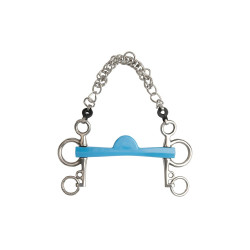 Mors pelham Metalab Flexi meia-lua hastes curtas
