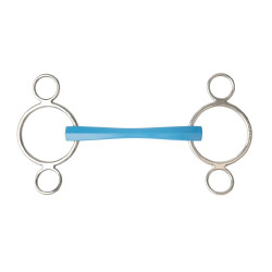 Mordedor ajustável Metalab Flexi 3 argolas Mordedor ajustável Metalab Flexi 3 argolas