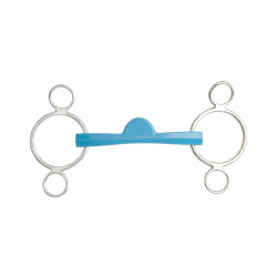 Mors ajustável Metalab Flexi 3 argolas meia-lua