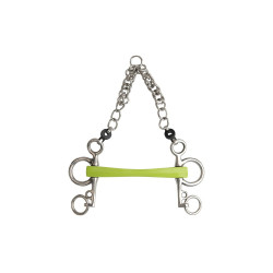 Mors pelham Metalab Flexi Soft reto hastes curtas